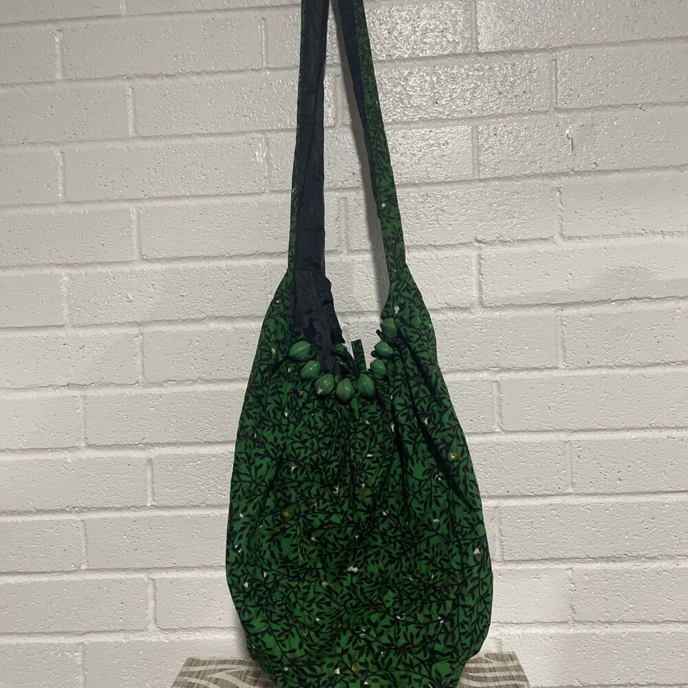 Unique Think Humanity African Beaded Shoulder Handbag Tote Bag Sling Bag